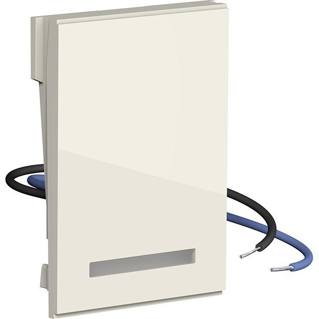 Gira Alloggiamento per luce LED a superficie Sistema 55 106701, Pulsante + Interruttore, Bianco