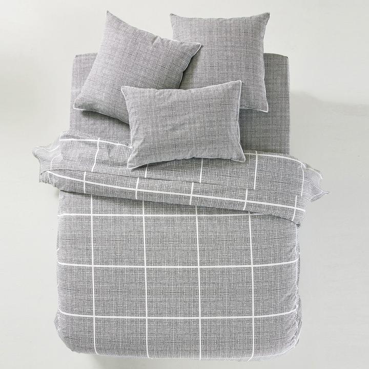 Produktbild La Redoute Interieurs Etamine Carreau (Duvetbezug, 200 x 200 cm)