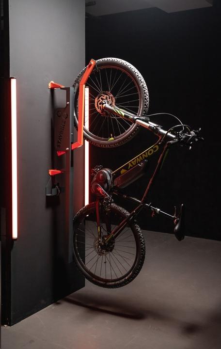 Produktbild Staybike Fahrradhalterung TURNINGgrau, schwenkbar Velohalterung, M 15-24kg Gewicht Fahrrad