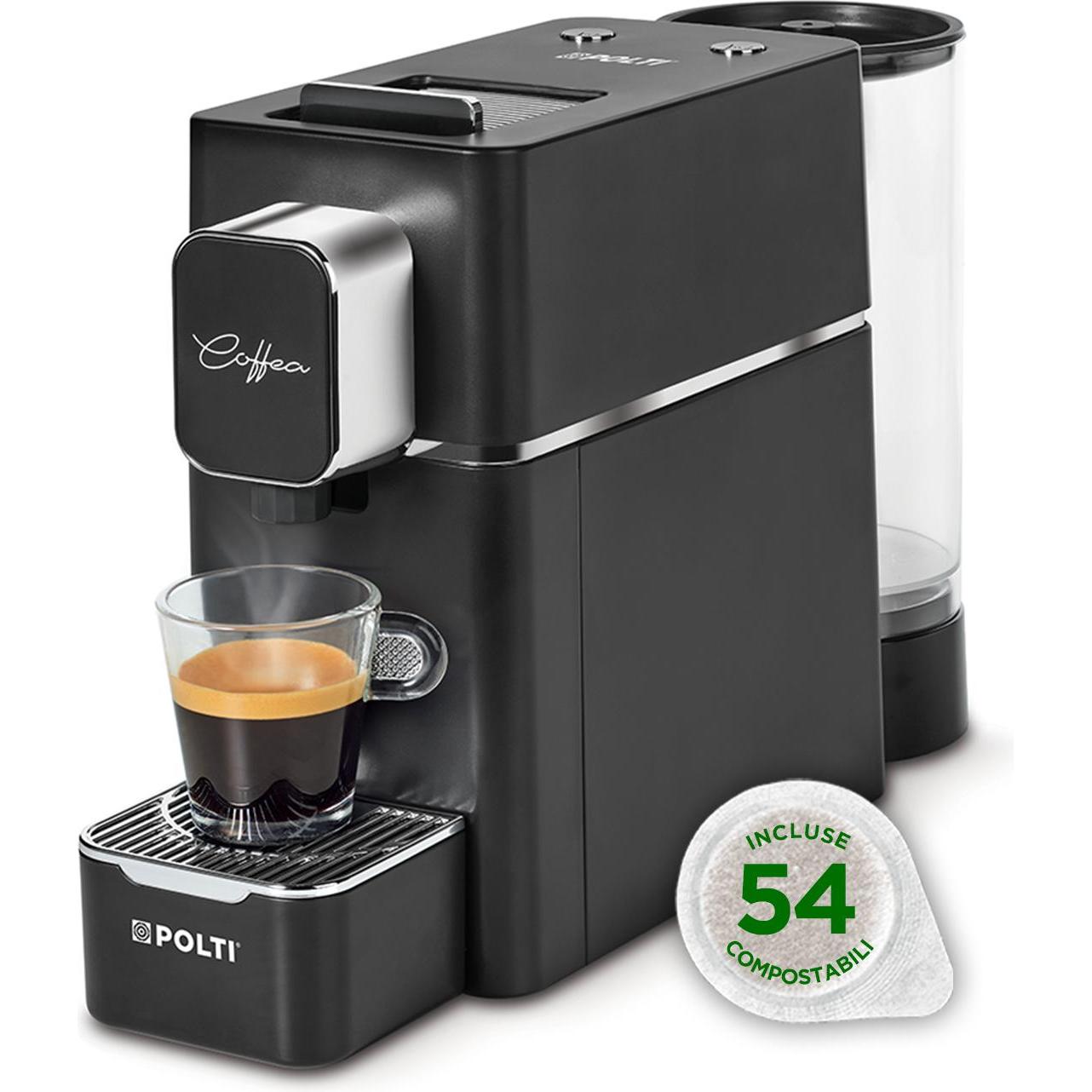 Polti PCEU0128 Kaffeemaschine Kapsel-Kaffeemaschine 0,85 L (E.S.E.) (PCEU0128)