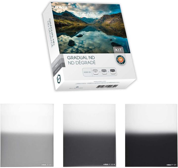 Cokin H300-02 Geleidelijke ND Kit incl. 3 filters (82 mm, ND / grijsfilter, 82 mm)