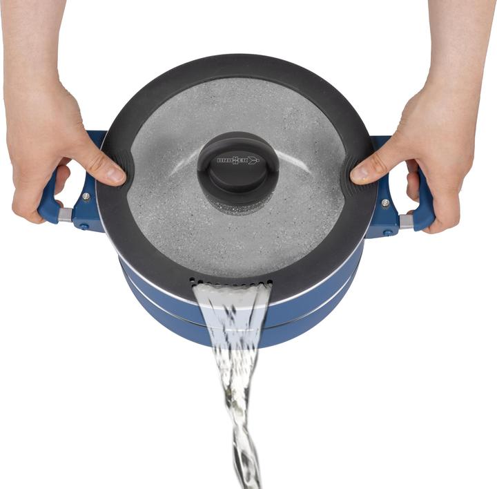 Immagine prodotto Brunner Carezza Magnetogrip (22 cm, Set di pentole e padelle da cucina, Alluminio)