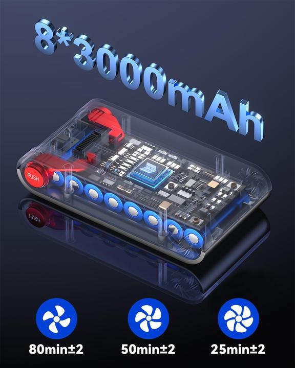 Produktbild Huhuba H9 Akkustaubsauger mit LED-Touchscreen