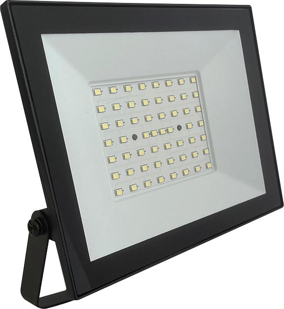 V-TAC LED-Fluter, VT-44054, 50 W, 6500K, EEK: F, 4000 lm, kaltweiss, IP65, schwarz (4000 lm, IP65)