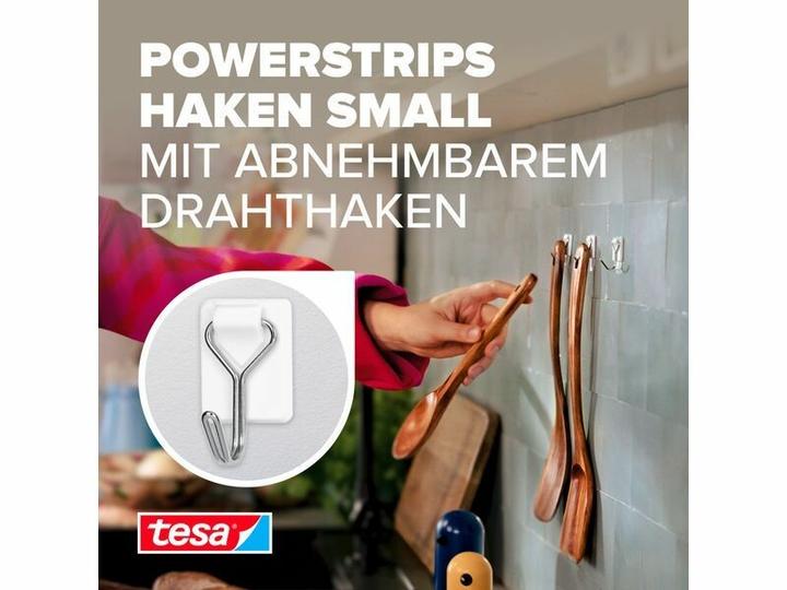 Actual product image tesa Powerstrips adhesive hooks Small