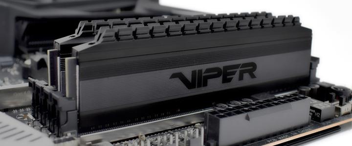 Image du produit Patriot Viper 4 Blackout Series (2 x 8GB, 3600 MHz, RAM DDR4, DIMM)