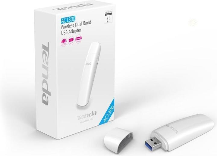 Produktbild Tenda WL- U12 AC1300 WLAN-Netzwerk-Adapter (USB 3.0)