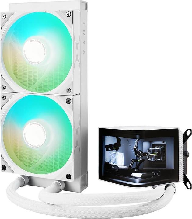 Image du produit TRYX PANORAMA refroidissement par eau complet - 240 mm, blanc