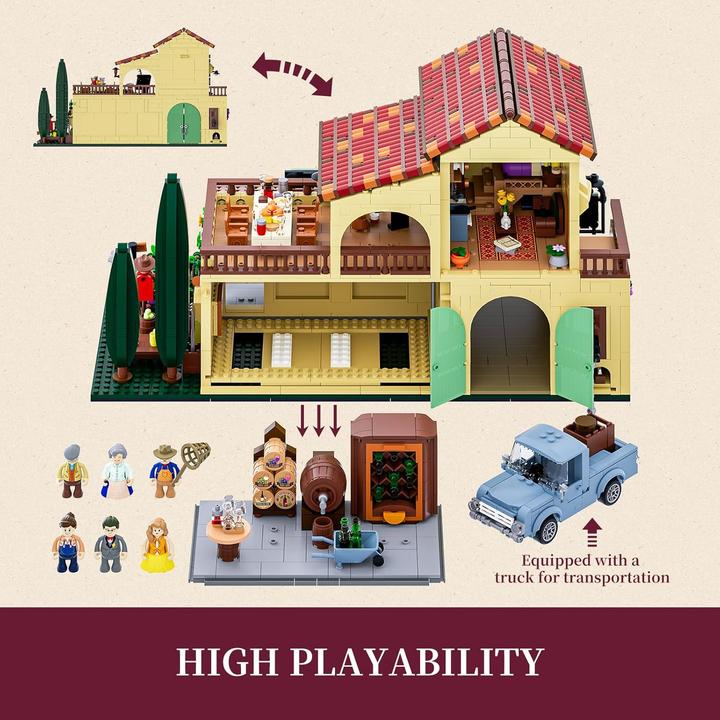 Actual product image Lumibricks Mediteranes Weingut