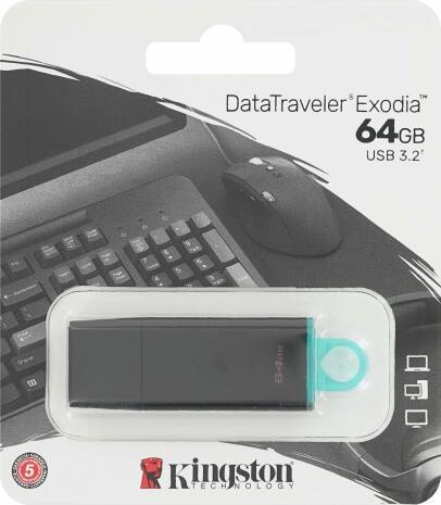 Image du produit Kingston DataTraveler Exodia (64 Go, USB-A)