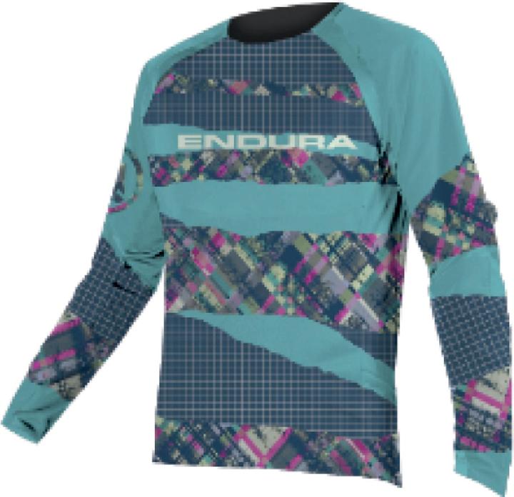 Actual product image Endura Patchwork Ltd Printed L/S Tee Bab (XXL)