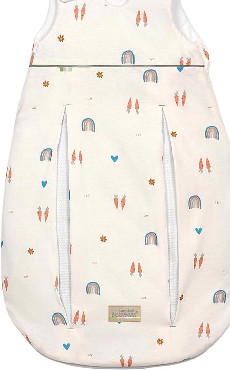Produktbild Odenwälder Baby-Winterschlafsack prima klima Rainbow Ecru Gr. 70 (70 cm, 2.5 TOG, Ganzjahr)