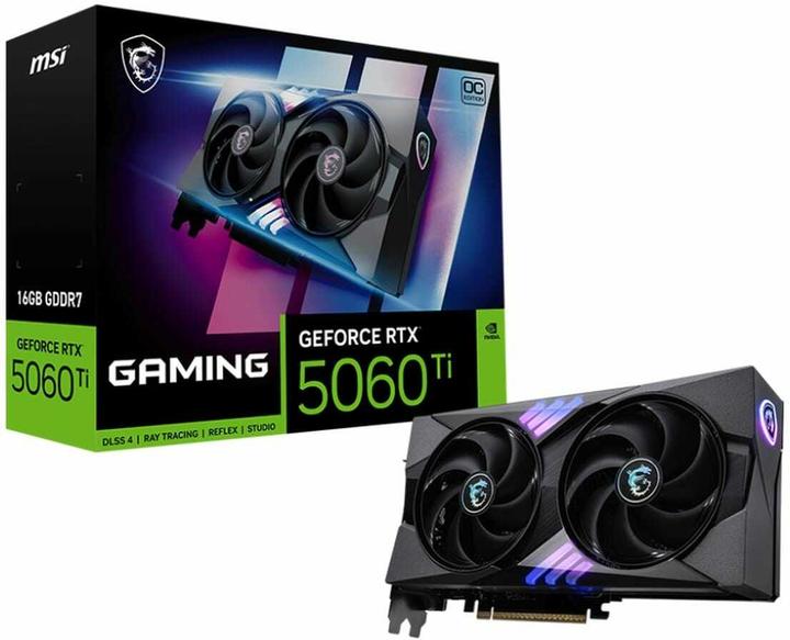Actual product image MSI GeForce RTX 5060 Ti GAMING OC (16 GB)
