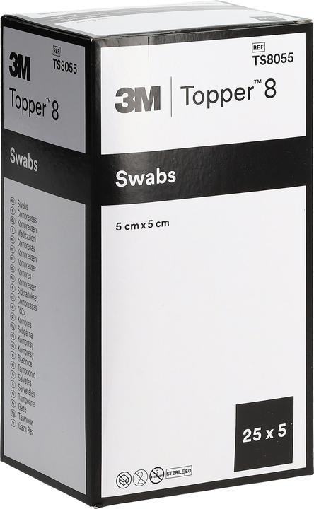 Actual product image Topper NW Compresses 5x5cm sterile