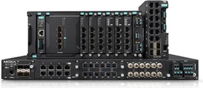 Produktbild Moxa PT-508-MM-SC-24 - Verwalteter IEC 61850-3 DIN-Rail-Ethernet-Switch mit 6 10100BaseT(X)-Ports und 2