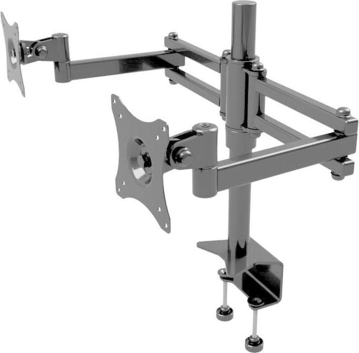 Immagine prodotto edbak Supporto da tavolo LCD per 2x 19"-27" (Tavolo, 27", 10 kg)