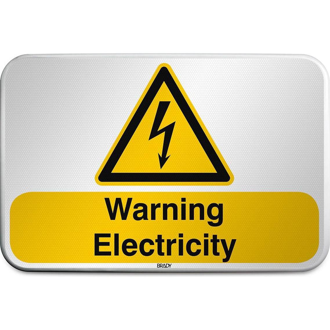 Brady, Sicherheitskennzeichnung, ISO Safety Sign - Warning