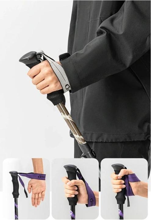 Actual product image Qunature Other goods Nordic Walking Trekking Poles Aluminum 110 - 130 cm - Purple (110 - 130 cm)