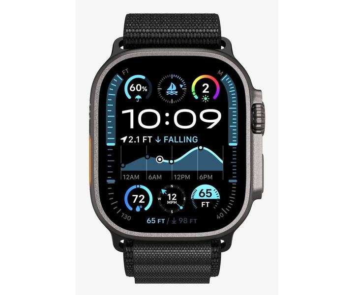 Produktbild Spigen - WBF1 - Apple Watch 6 / 7 / 8 / 9 / 10 / SE / SE 2 / Ultra / Ultra 2 (44/45/46/49mm) - Black (Nylon)