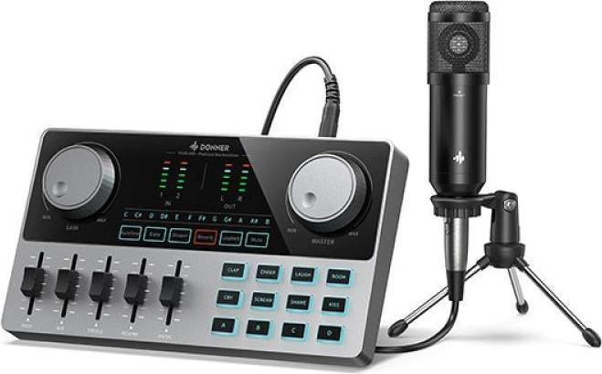 Immagine prodotto Donner Zestaw podcast z mikrofonem
