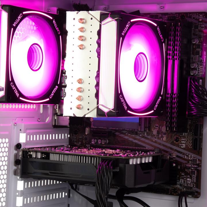 Actual product image Captiva PC Advanced Gaming R93-531 TFT Bundle (Ryzen 7 5700X/RTX5060 8GB GDDR7/SSD 1TB/16GB/WLAN/w/o OS) (1000 GB, 16 GB, AMD Ryzen 7 5700X, GeForce RTX 5060)