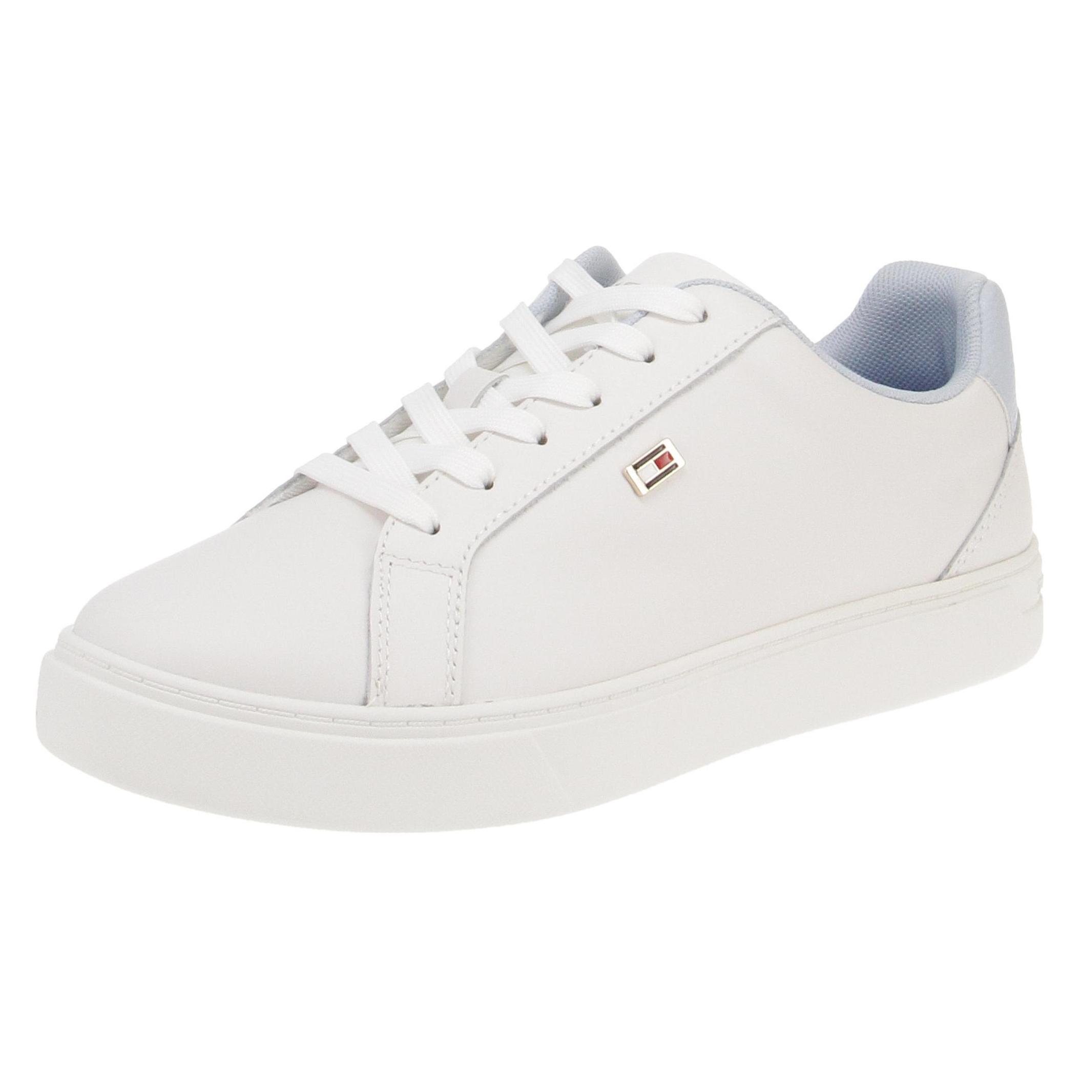 Tommy Hilfiger, Damen, Sneakers, Flag Court, Weiss, (37)