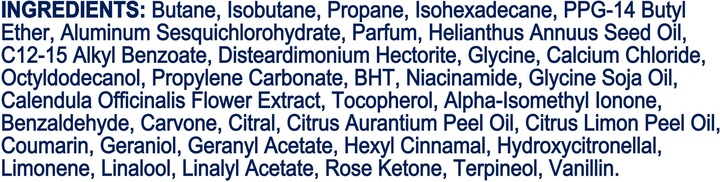 Nährwerte und Zutaten Dove Deo Spray Advanced Care Dragonfruit 150 ml (Spray, 150 ml)