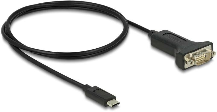 Actual product image Delock Adapter USB Type-C™ to 1 x Serial RS-232 D-Sub 9 Pin Male with Nuts 1 m (1 m)