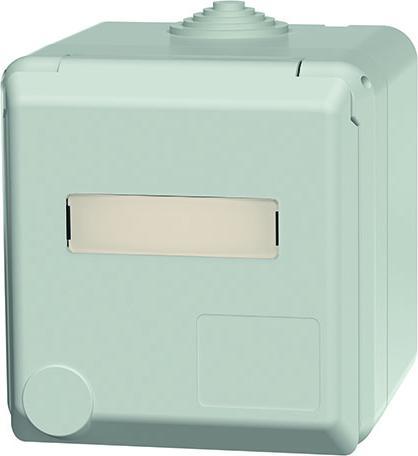 Actual product image Mennekes MEN 4973 Schuko socket outlet Cepex 16A 230V Beschriftungsf gr