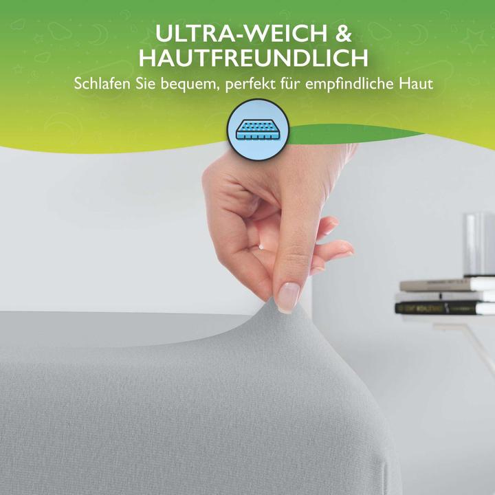 Actual product image Etérea Comfort Jersey Topper (100 x 200 cm, 90 x 200 cm)