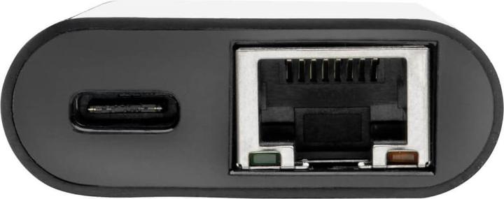 Actual product image Eaton USB-C to Gigabit Network Adapter with USB-C PD Charging - Thunderbolt 3 Black (USB-C 3.1 Gen 1, RJ45 Gigabit Ethernet (1x))