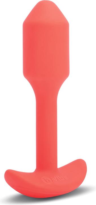 Actual product image B-Vibe Vibrating Snug Plug 1 (S) Orange