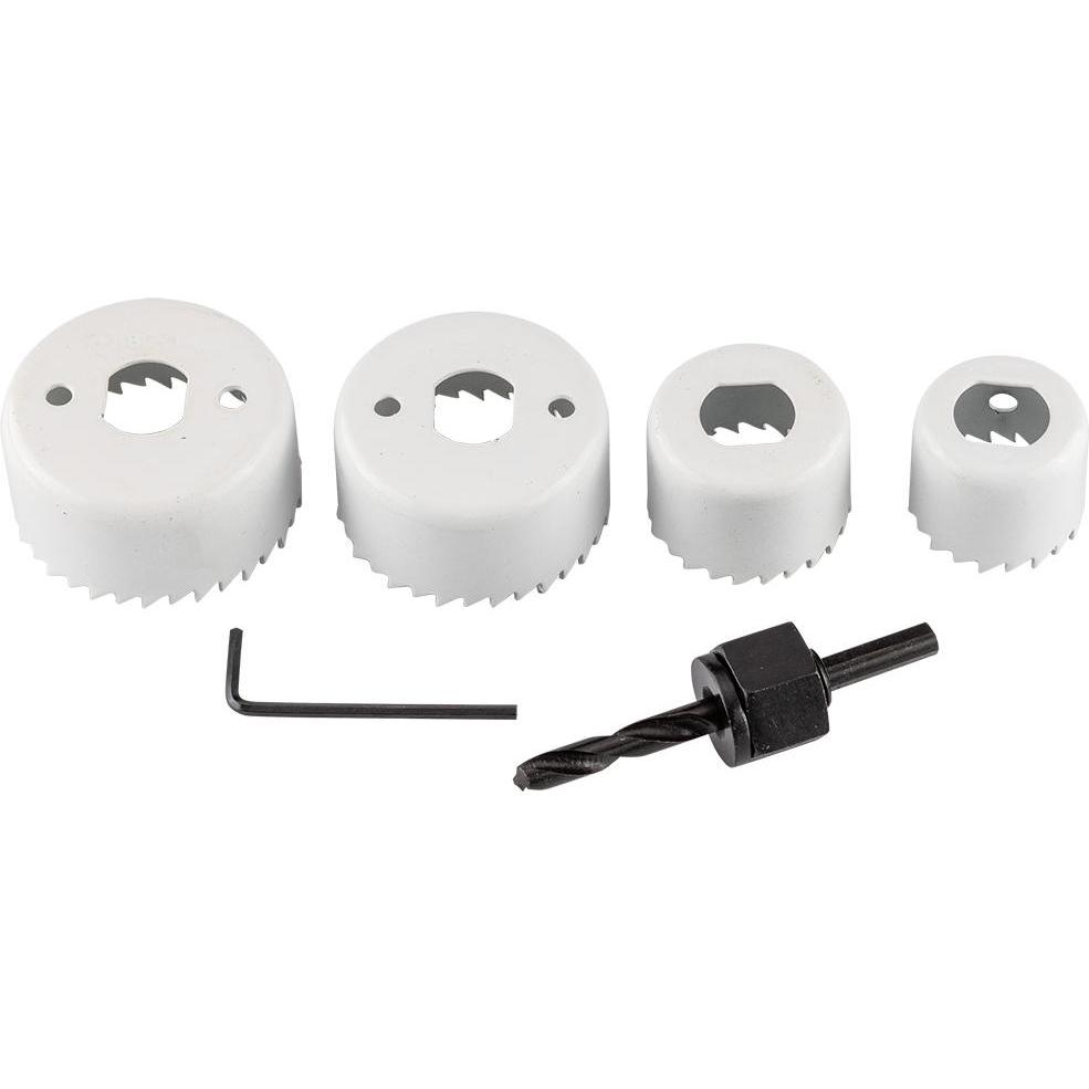 Graphite, Sega a tazza, Lochsägen mit Adapter, 32-54 mm, Satz mit 6 Stück. (32 mm, 54 mm)