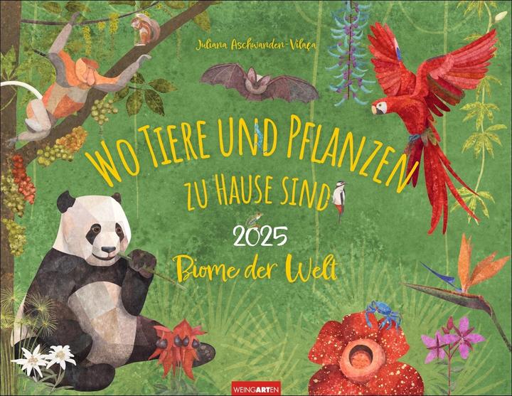 Produktbild Wo Tiere und Pflanzen zu Hause sind Kalender 2025 - Biome der Welt (44 x 34 cm)