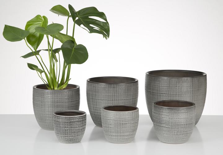 Produktbild Scheurich Blumentopf Grau Ø 25.5 cm (25.50 x 22.10 cm)