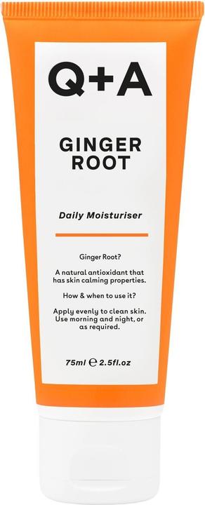 Actual product image Q+A Moisturising skin ginger cream (Daily Moisturizer) 75 ml (75 ml, 24h cream)
