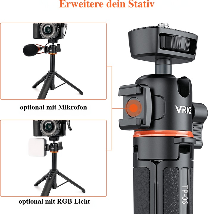 Produktbild Vrig Stativ Set mit MagSafe Smartphone Halterung