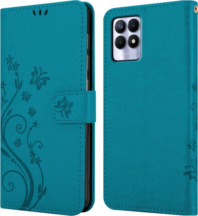 Immagine prodotto Cadorabo Copertina a libro floreale per Realme 8i / Narzo 50 4G (Realme 8i)