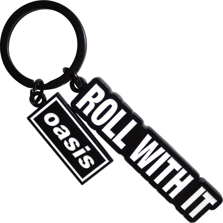 Actual product image Oasis Roll With It Logo Keyring