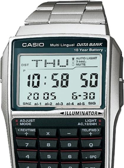 Actual product image Casio Databank (Digital watch, 37 mm)