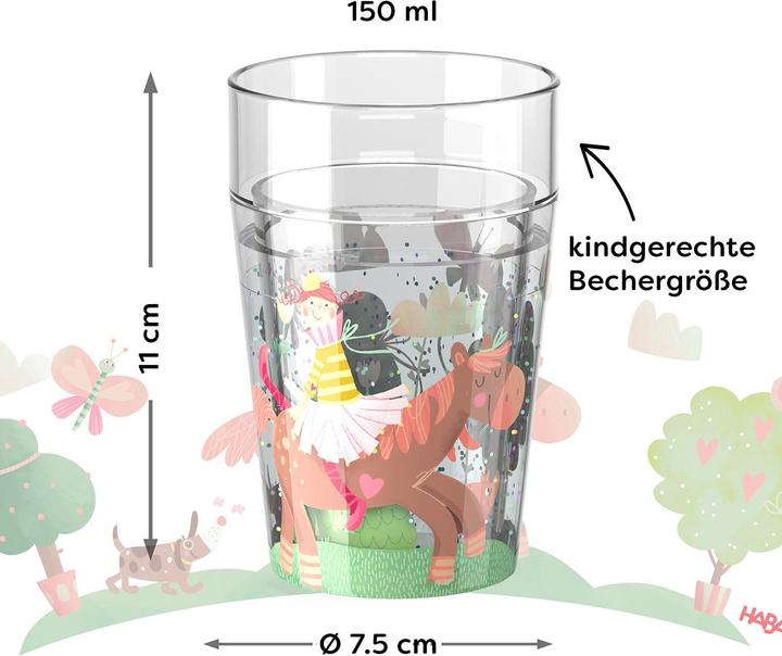 Actual product image Haba Becher Glitzerbecher