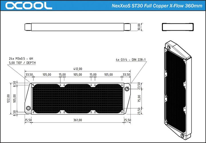 Actual product image Alphacool NexXxoS ST30 (120 mm)