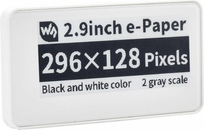 Immagine prodotto WaveShare Display e-Ink/e-Paper passivo da 2,9 pollici alimentato con NFC