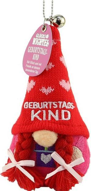 Actual product image H&H Glckswichtel Geburtstagskind rot