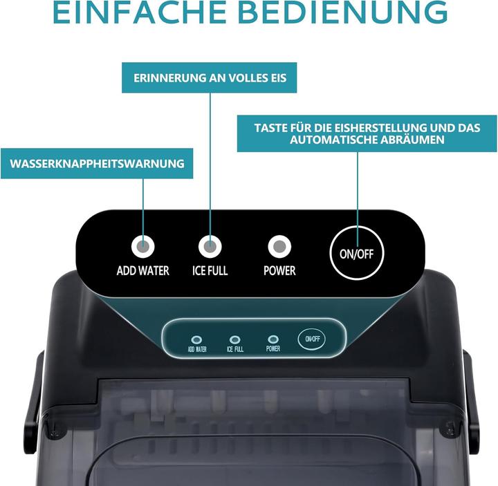 Produktbild Euhomy Eiswürfelmaschine