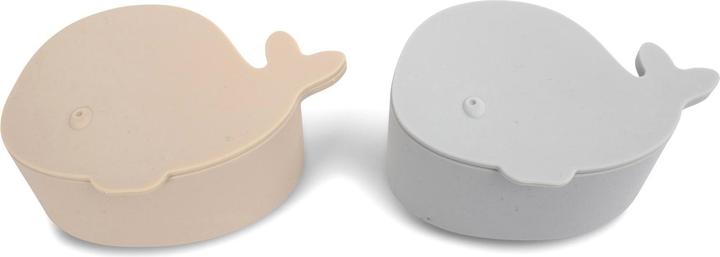 Produktbild Filibabba Set mit 2 kleinen Brotdosen - Christian der Wal - Pearl Blue