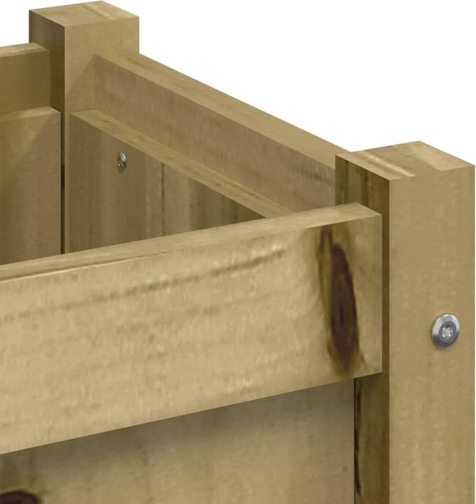 Image du produit vidaXL Pflanzkübel 150x50x50 cm Massivholz Kiefer,Material