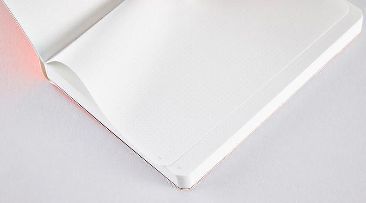 Actual product image Nuuna Candy S, neon orange (15 x 10.8 cm, Dotted, Soft cover)