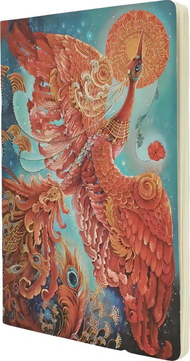 Produktbild Paperblanks Notizheft A4 Feuervogel (A4, Weicher Einband)