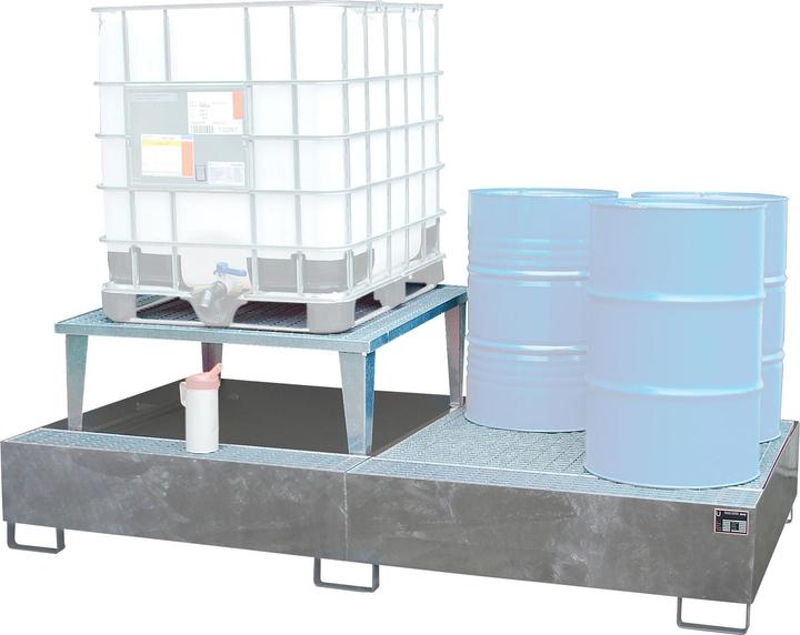 Image du produit Bauer Südlohn Bac de rétention en acier pour conteneurs-citernes (1000 l)